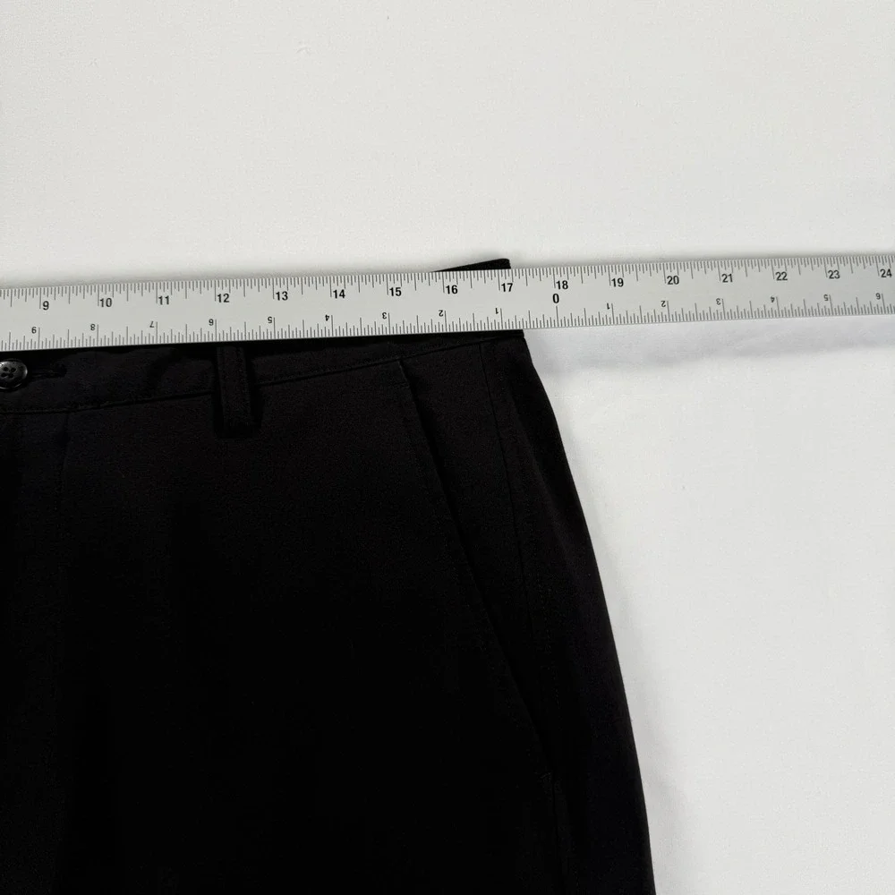 FootJoy FJ Golf‎ Pants Mens 33x34 Flat Front Stretch Performance Athletic Black